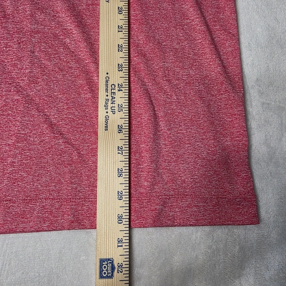 Nike Golf‎ Tour Performance Polo Shirt XL Light Red Pink Heather Stretch Casual
